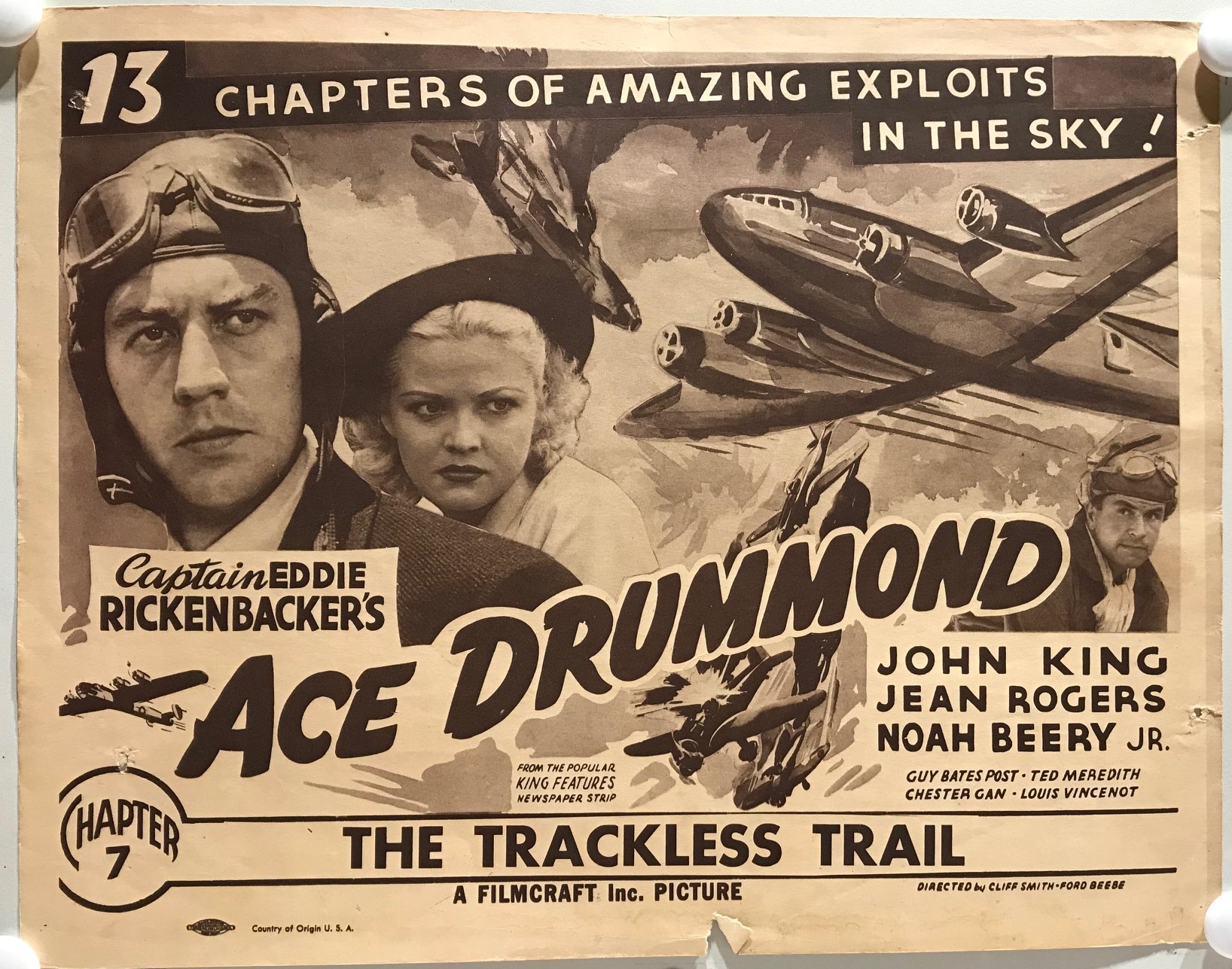 ACE DRUMMOND - THE TRACKLESS TRAIL -