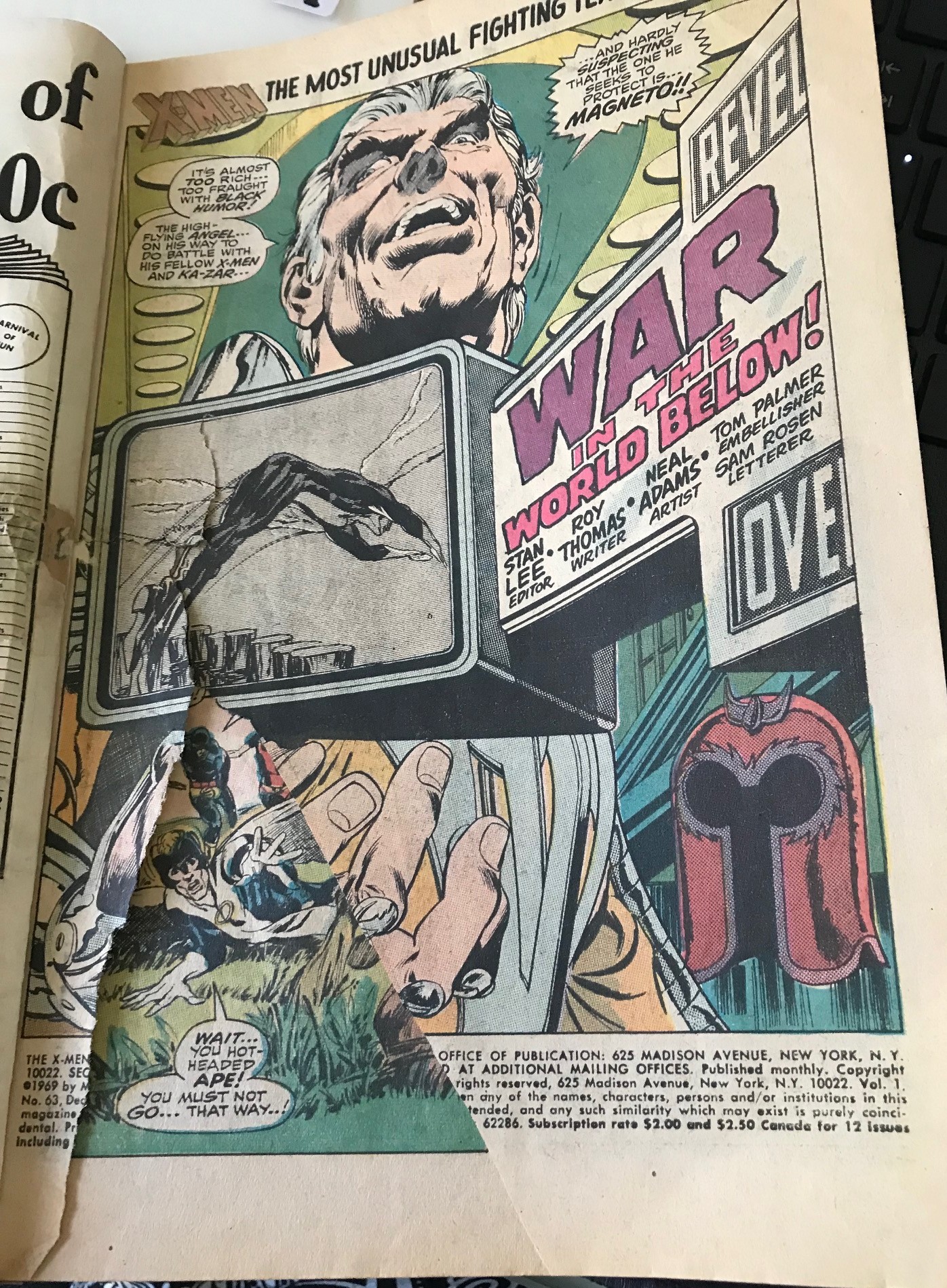 #63 -X-MEN - PAGE 1 OF #63 - IMG_7227